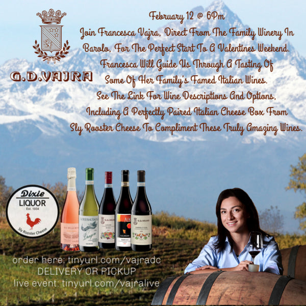 Virtual Wine Tasting Feb 12th You're invited! 🍷